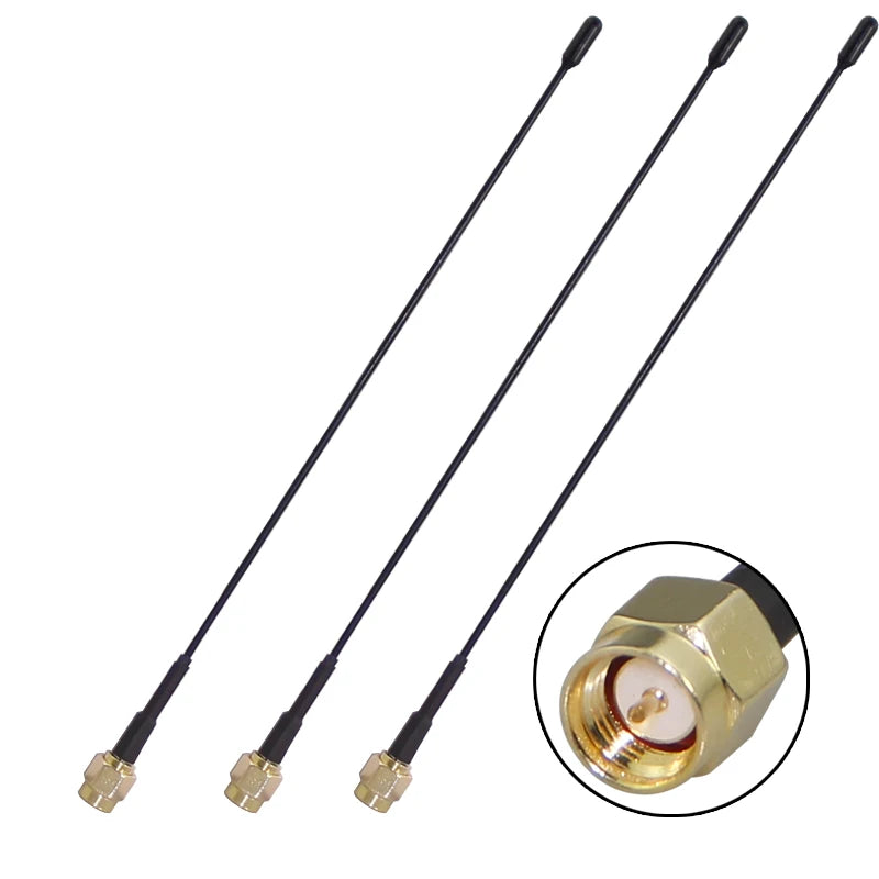 433MHz Antenna 3dBi SMA Male – Bendable Carbon Steel for LoRa, LoRaWAN & IoT