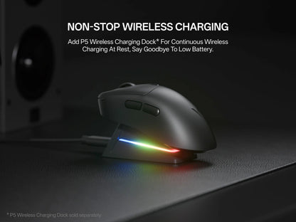Rapoo VT3 GEN-2 Wireless Gaming Mouse – 53g, 8KHz, 26000DPI, 10 Buttons