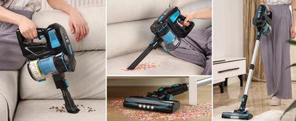 INSE Cordless Vacuum Cleaner 6-in-1 | 20KPa | 40 Min Runtime | Stick & Handheld