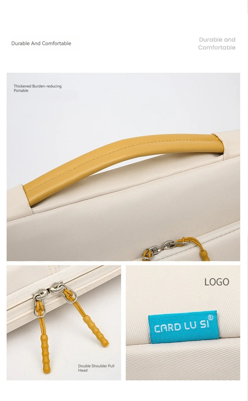 Waterproof Laptop Sleeve Bag 13.3"–15.6" — Portable Travel Carrying Case for MacBook Air/Pro