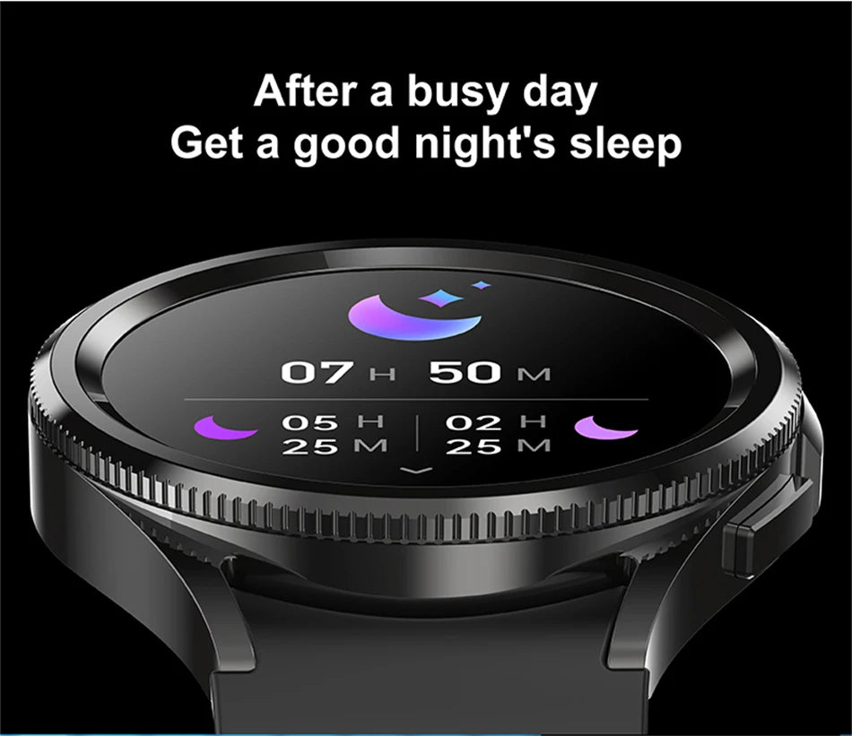 2025 Smart Watch 6 – AMOLED HD Screen, 100+ Sport Modes, IP68 Waterproof, Android & iOS