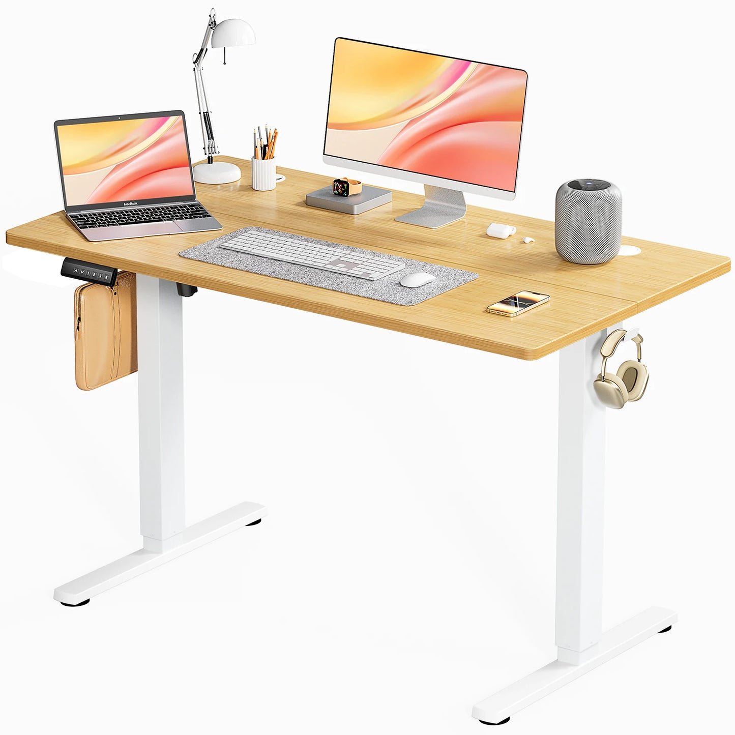 JHK Electric Standing Desk – Height Adjustable Ergonomic Workstation for Home Office