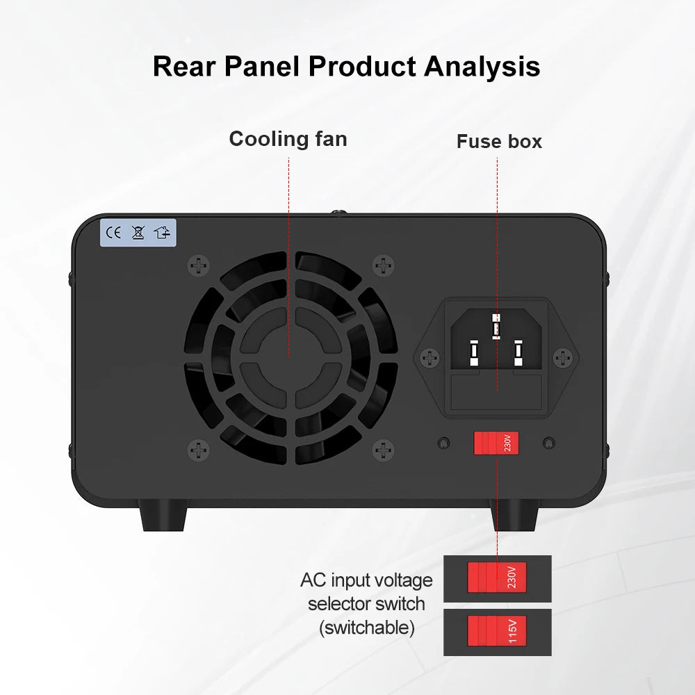Wanptek Adjustable DC Lab Bench Power Supply