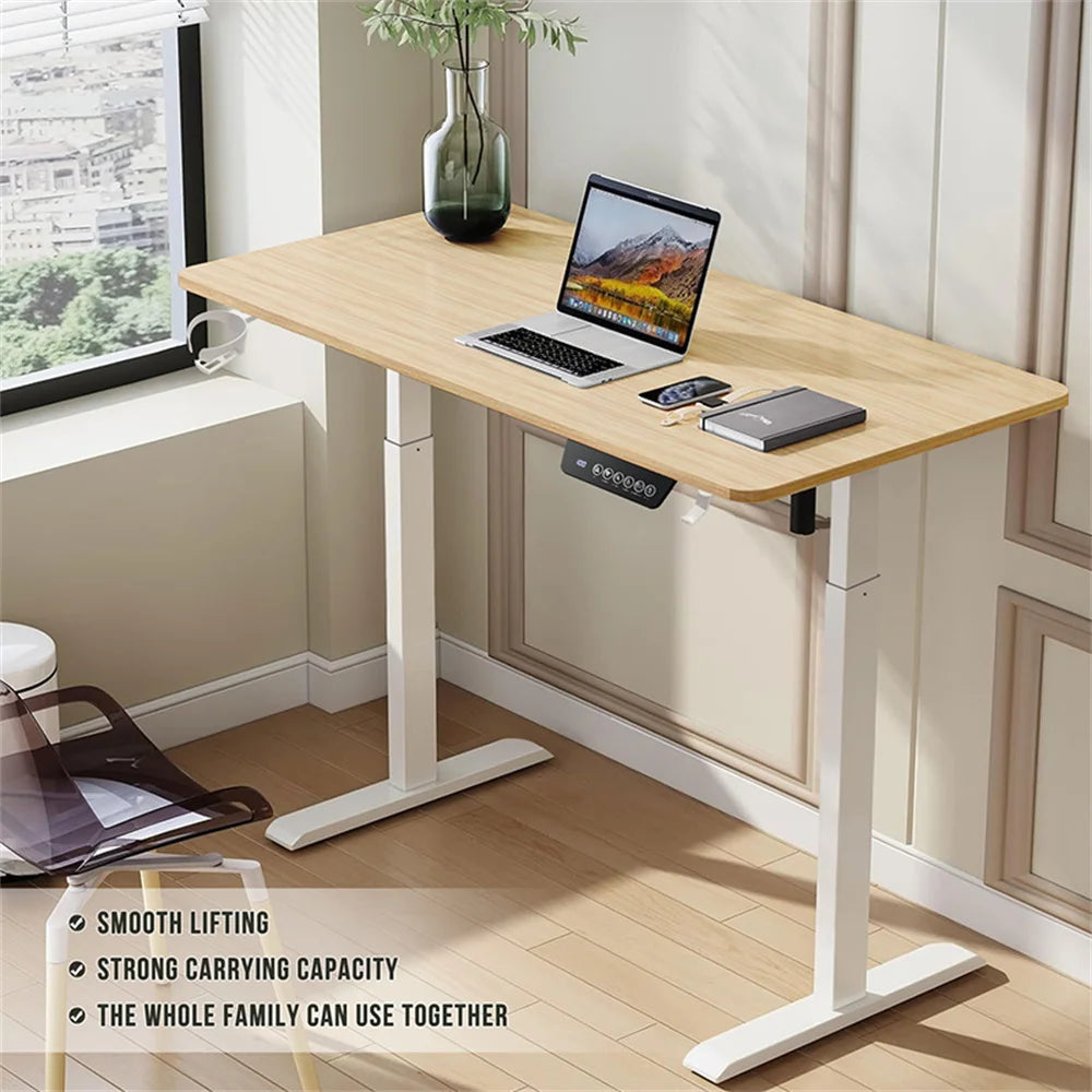 Smart Electric Standing Laptop Computer Motion Desk Height Adjustable Desk Lifting Table Standing Desk Sit Desk Home Office