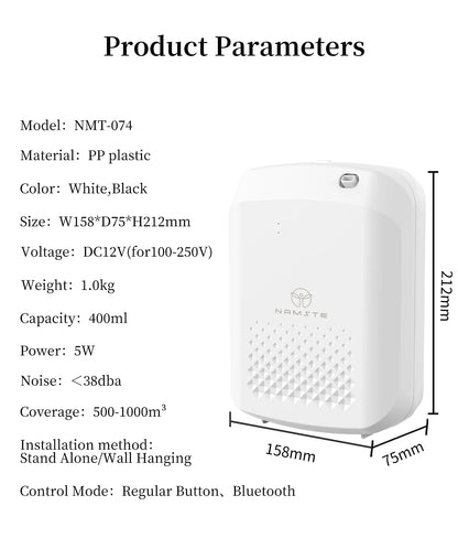 Namste Bluetooth Aromatherapy Machine 500m³ – Smart Home & Office Scent Diffuser