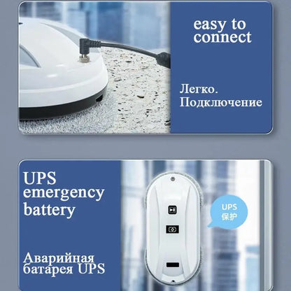 Fully Automatic Window Cleaning Robot – APP & Remote Control, Auto Spray