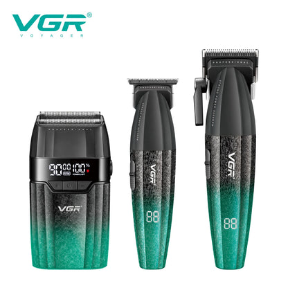VGR V-640 Professional Hair Clipper | 9000 RPM | Cordless | Metal Body | Men's Trimmer