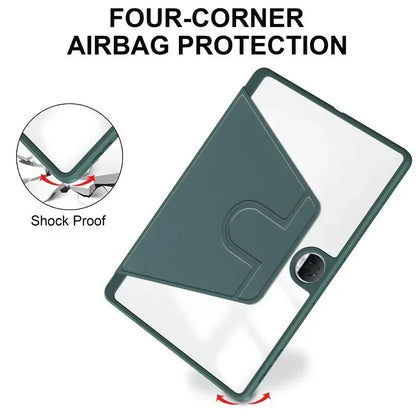 360° Rotating Luxury Flip PU Leather Case for OnePlus Pad Go / OPPO Pad Neo Air 2 11.4"