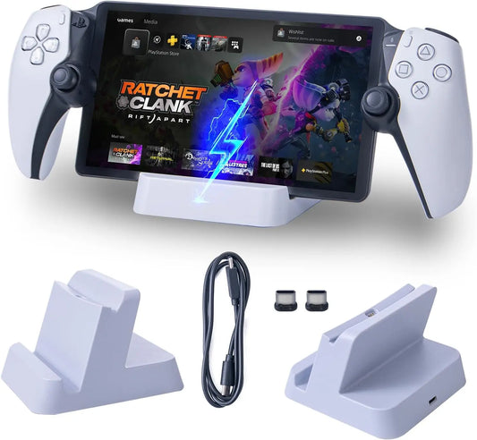 PS5 Portal Remote Player Charging Dock with Metal Base – Stand Charger Station