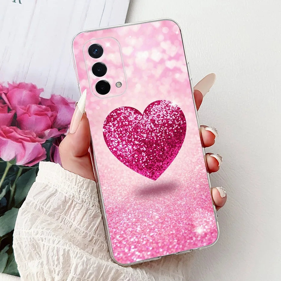 Luxury Painted Soft Silicone Case for Oppo A74 5G – Shockproof Back Cover