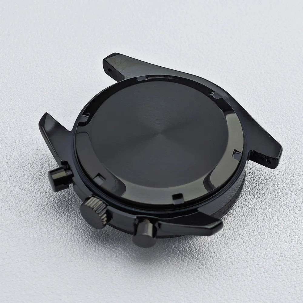 39.7mm Men's Watch Case for VK63 Movement – Metal Case with 20mm Strap Fit & Watch Box