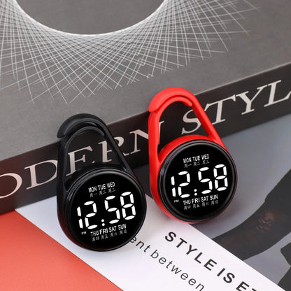 LED Electronic Hanging Pocket Watch | Night Light Digital Display