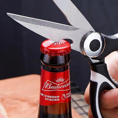 Multifunctional Kitchen Scissors | Stainless Steel Meat, Fish & Food Cutting Shears
