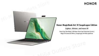 Honor MagicBook Art 14 – Snapdragon X Elite, 32GB DDR5, 1TB SSD, 14.6" 3.1K OLED, Windows 11