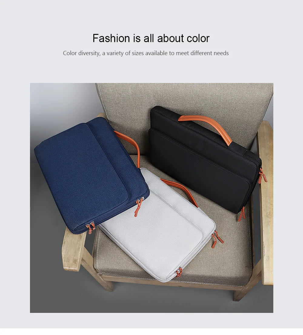 Universal Laptop Bag Sleeve 12"-16" — MacBook Air M4 Pro M5, Dell, HP, Lenovo, Xiaomi