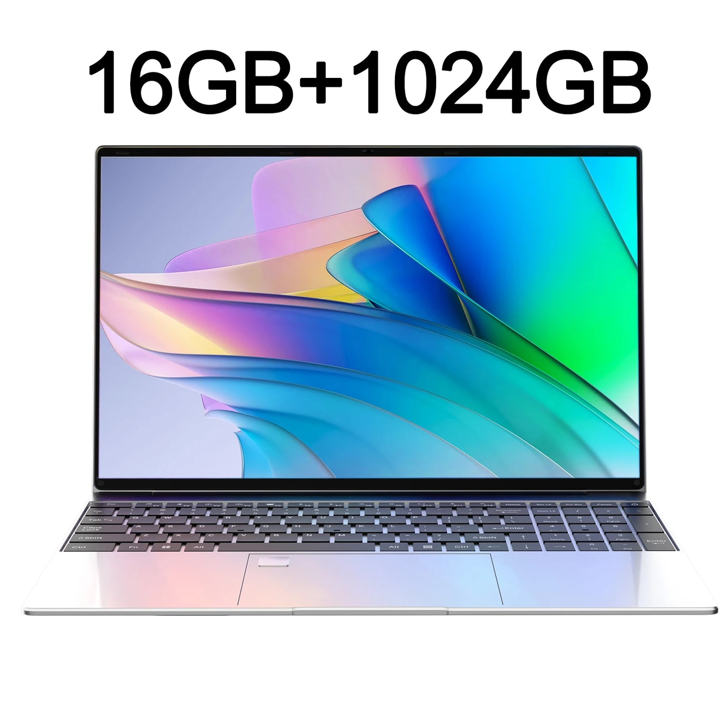 15.6" Portable Laptop – Intel 6500Y, 32GB RAM, Up to 2TB SSD, Backlit, Fingerprint
