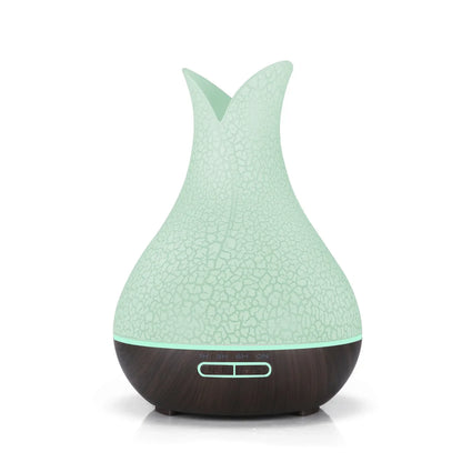 WiFi Smart Air Humidifier & Aroma Diffuser 400ml – Essential Oil, Wood Ball Design