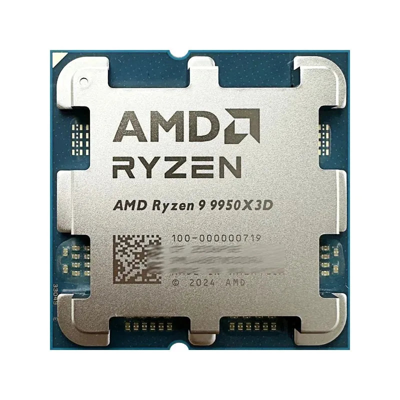 AMD Ryzen 9 9950X3D – 16-Core, 5.7GHz, 128MB Cache, AM5 Gaming CPU (No Fan)