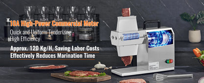 SucceBuy Commercial Meat Tenderizer 450W | 17-inch, 54 Blades, Electric, Pork Chicken Fish
