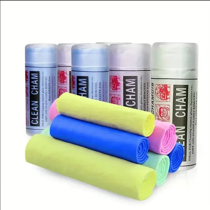 PVA Premium Car Wash Towel | Ultra Absorbent Quick-Dry Deerskin Cloth, Scratch-Free & Reusable