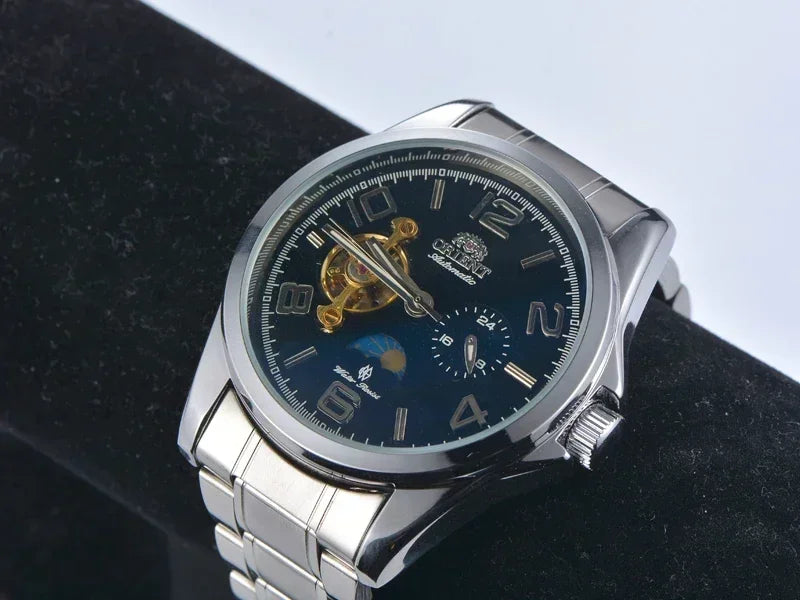 Orient Men's Automatic Mechanical Watch – Stainless Steel, Hardlex Crystal, Fashion & Casual