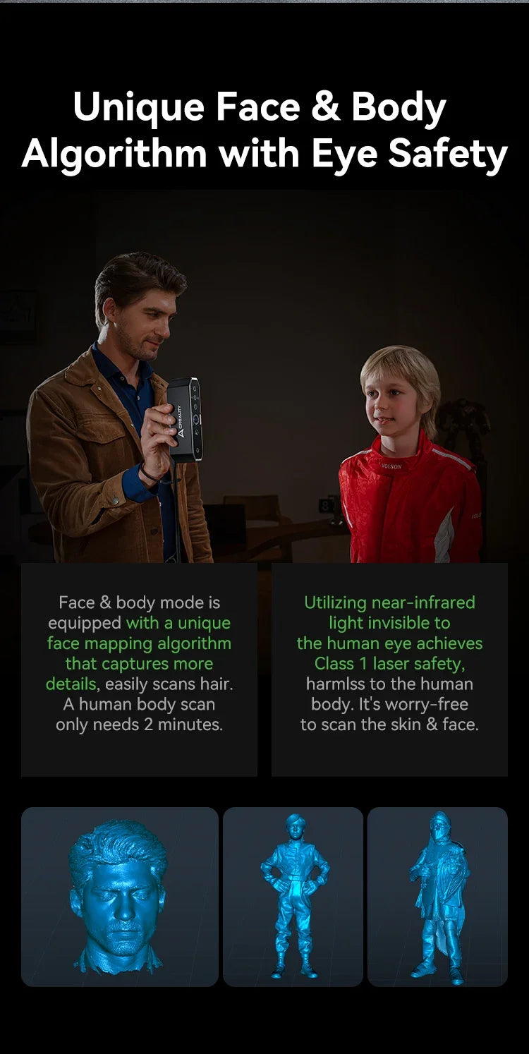Creality CR-Scan Otter Handheld 3D Scanner – 0.02mm Accuracy | Full-Color | Anti-Shake