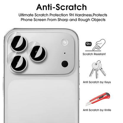 Camera Lens Tempered Glass for iPhone 17 Pro Max / 17 Air | Full Coverage Anti-Scratch Lens Protector (1-5 Sets)