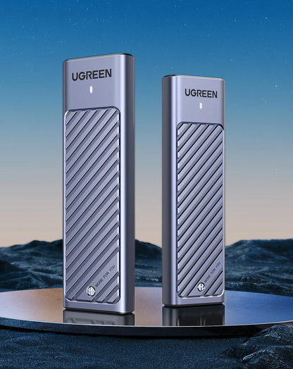 UGREEN M.2 NVMe SSD Enclosure – USB-C 3.2 Gen2 10Gbps Tool-Free External SSD Adapter