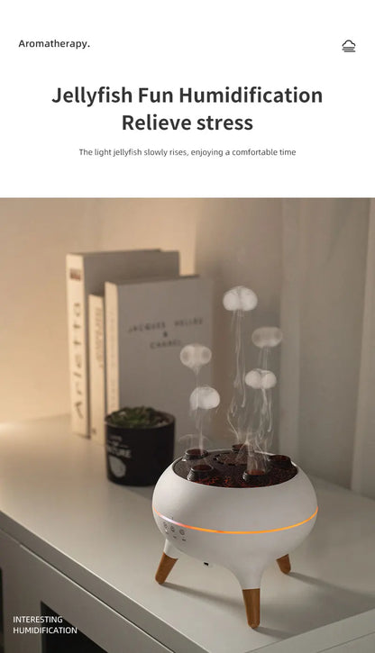 Jellyfish Aroma Humidifier & Aromatherapy Diffuser – Ultrasonic Essential Oil Mist with Remote Control