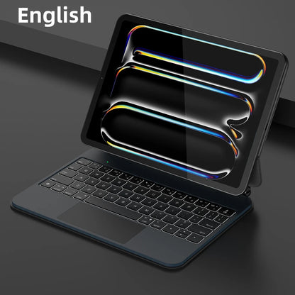 GOOJODOQ Magic Keyboard Case with Touchpad for iPad Pro 11" M4 / Air 4/5/6 (2020–2024)