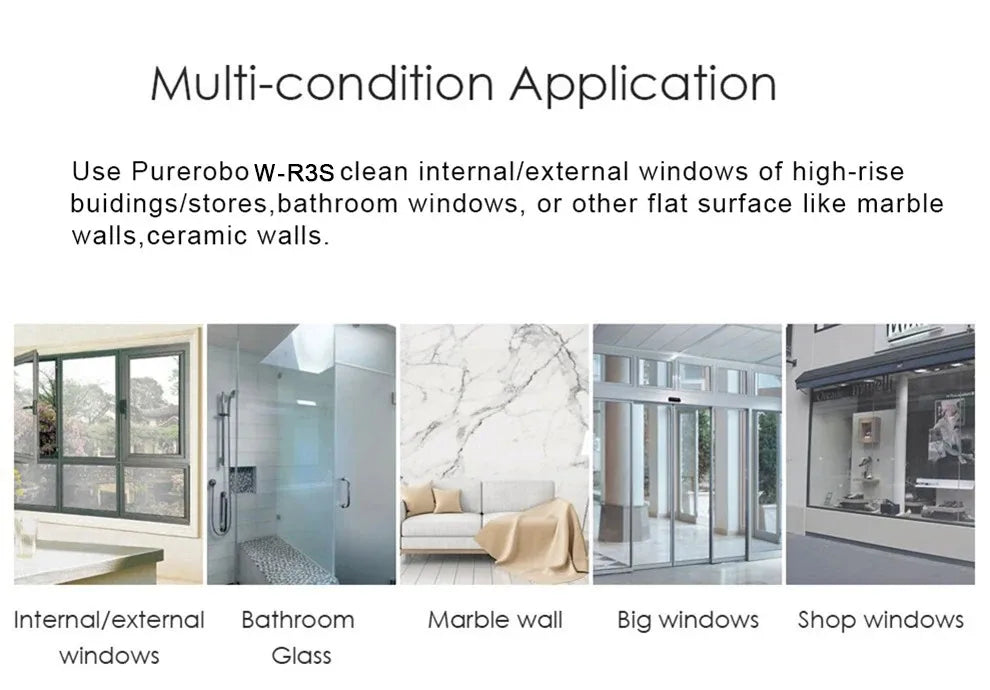 Smart Window Cleaning Robot – APP & Remote Control, Auto Water Spray