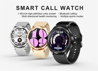 2025 Smart Watch 6 – AMOLED HD Screen, 100+ Sport Modes, IP68 Waterproof, Android & iOS