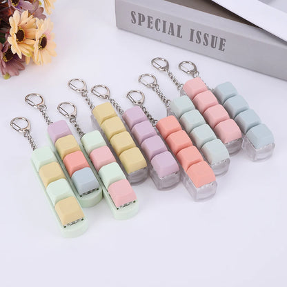 4-Key Mechanical Keyboard Switch Tester – DIY Keycaps, Fidget Toy, Stress Relief Keychain