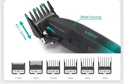 VGR Professional Hair Clipper | V-003 V-906 V-308 | Metal Body | Barber & Beard Trimmer