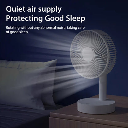 USB Small Electric Desktop Fan | High Wind | Portable Cooling | Home, Dormitory & Office | Air Circulator