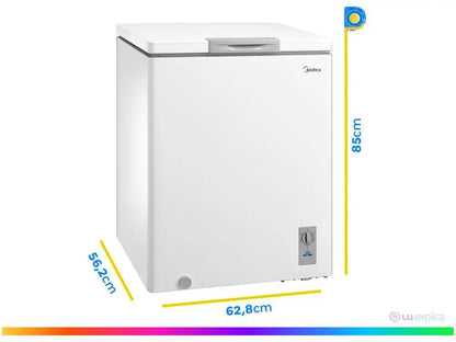 Midea 145L Horizontal Chest Freezer | MDRT207SLA012 | 220V | A+ Energy Class