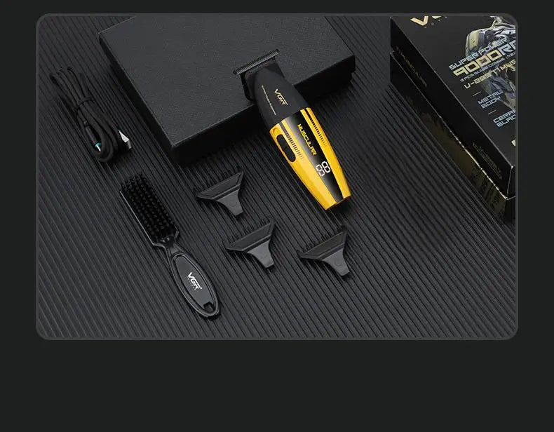 VGR Clipper Professional Hair Trimmer Electric Hair Cutting Machine 9000 RPM Hair Clipper Barber Cordless Clipper for Men V-285