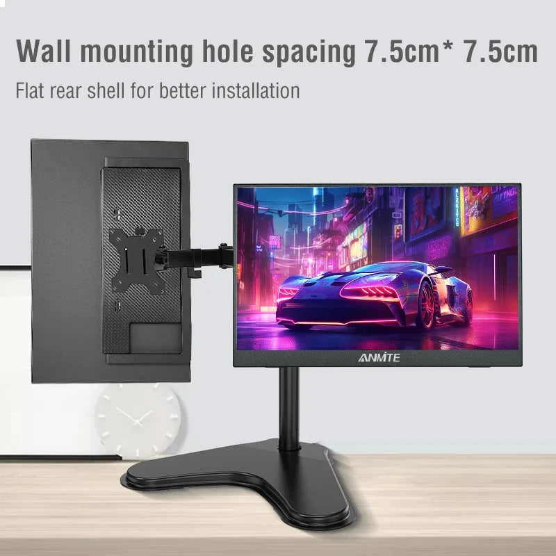 Anmite Portable Monitor 14"/16" – 1920x1200 IPS HDR10, Touch Screen, for Xbox/PS4/PS5/Switch/PC/Laptop