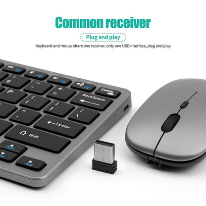 Wireless Bluetooth 5.0 & 2.4G Mini Multimedia Keyboard — For Laptop, PC, TV, iPad, MacBook