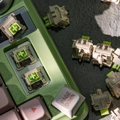 LEOBOG Reaper RGB Mechanical Keyboard Switches – 5-Pin, 45g Linear, Hot Swap, Factory Lubed