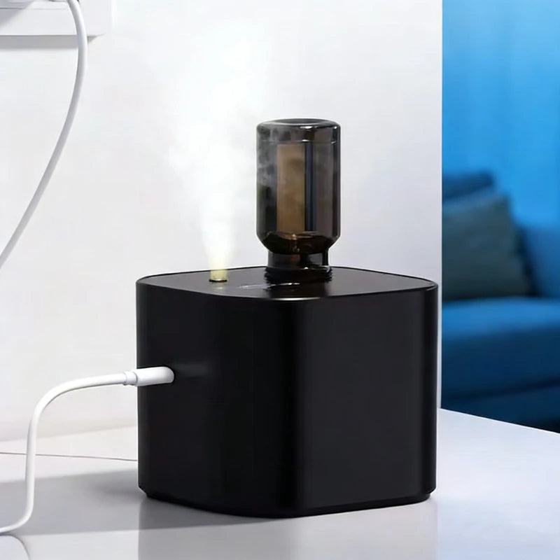 Waterless Portable Aroma Diffuser – 3 Mist Modes, Essential Oils