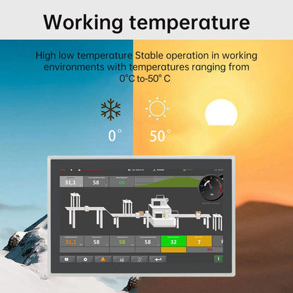 15-23.8 inch industrial touch screen panel PC by R.E.D. Shopping with IP65 aluminum enclosure and all-in-one computer design