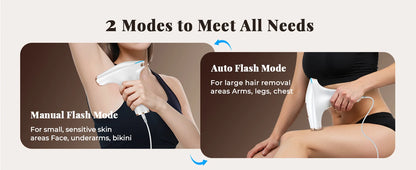 JOOYEE IPL Hair Removal Device – 999,900 Flashes, 9 Levels, HR/SC/RA Modes, Painless At-Home Laser Epilator for Women