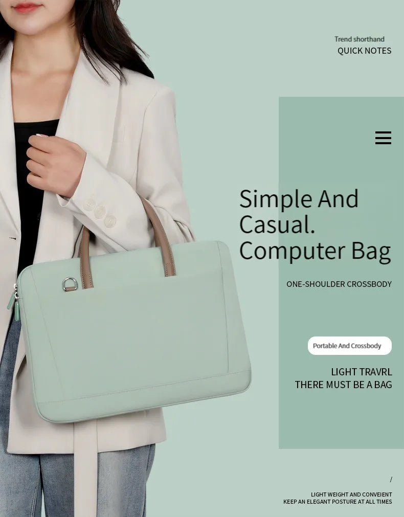 Nylon Laptop Sleeve Bag – 13–16" MacBook, Lenovo, Dell, ASUS, Xiaomi