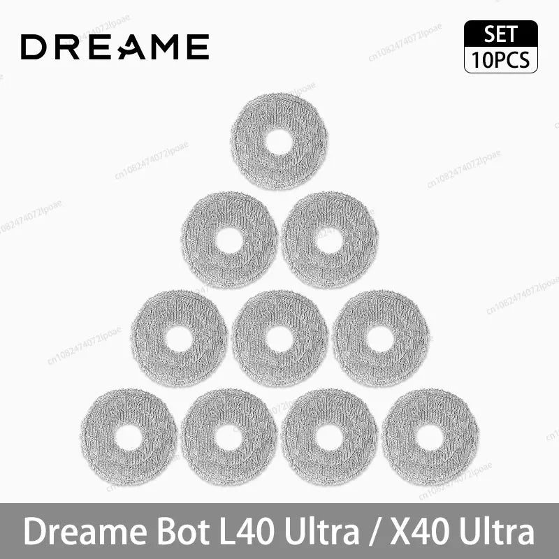 Dreame L40 Ultra / X40 Ultra Robot Vacuum Spare Parts – Brush, Filter, Mop & Dust Bag
