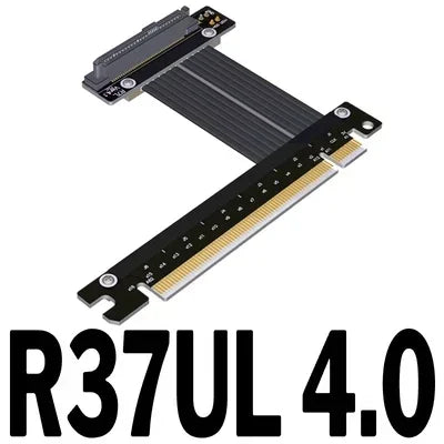ADT-Link PCIe 4.0 Riser Cable – X16/X8/X4/X1 to M.2 NVMe/U.2 SSD Extension, Gen4