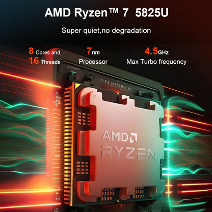 Ninkear A15 Plus – AMD Ryzen 7 5825U, 16GB DDR4, 1TB SSD, 15.6" FHD IPS, Fingerprint, Windows 11