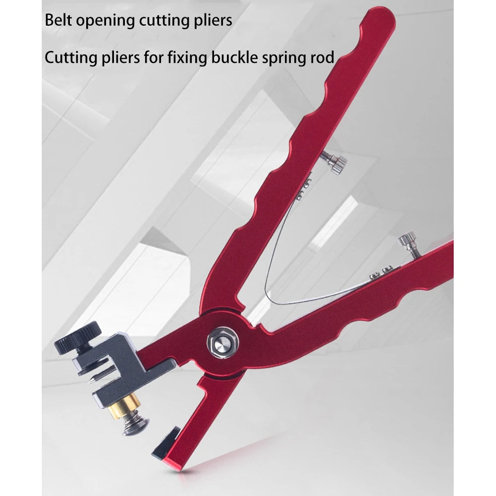 Leather Watch Strap Cutting Plier – Spring Bar Hand Tool for Watch Straps & Catches (GSY)