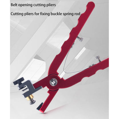 Leather Watch Strap Cutting Plier – Spring Bar Hand Tool for Watch Straps & Catches (GSY)