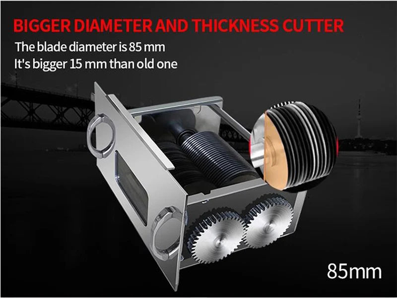 850W Commercial Meat Cube Cutter & Slicer Machine – Adjustable Cut Size, Fresh Meat Dicer